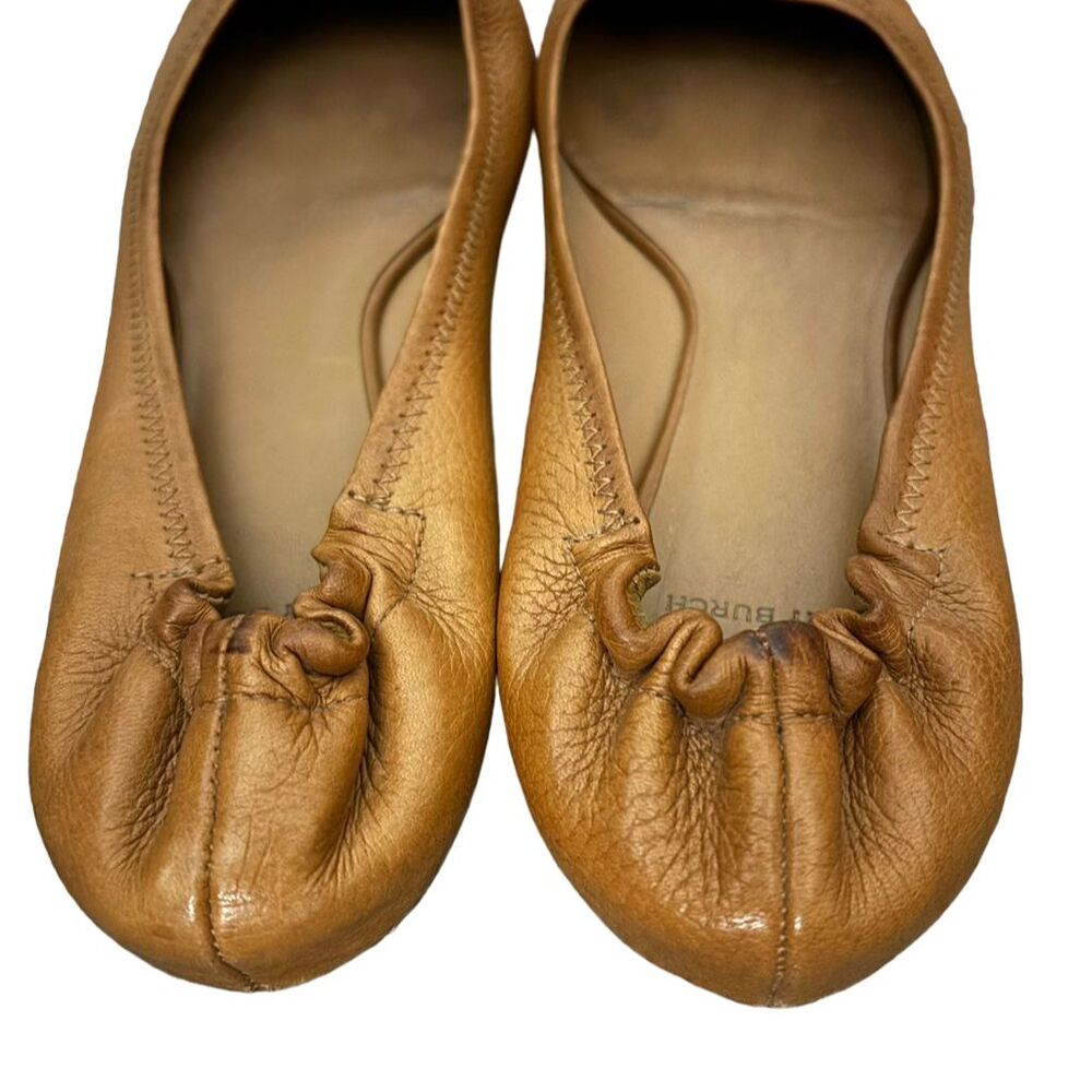 Tory Burch Brown Leather Flats - Picture 5 of 6